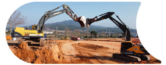 Execució de grans i petites obres d'excavacions de terra, enderrocs, urbanitzacions i reciclatge - TRANSPORTS I EXCAVACIONS RIBERA