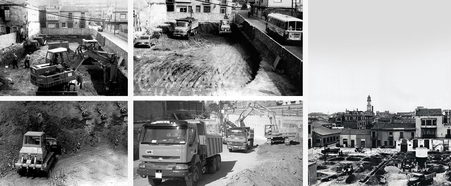 Ejecución de grandes y pequeñas obras de excavaciones de tierra, escombros, urbanizaciones y reciclaje - TRANSPORTS I EXCAVACIONS RIBERA